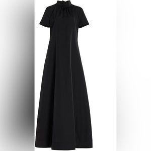 STAUD llana black tie maxi gown